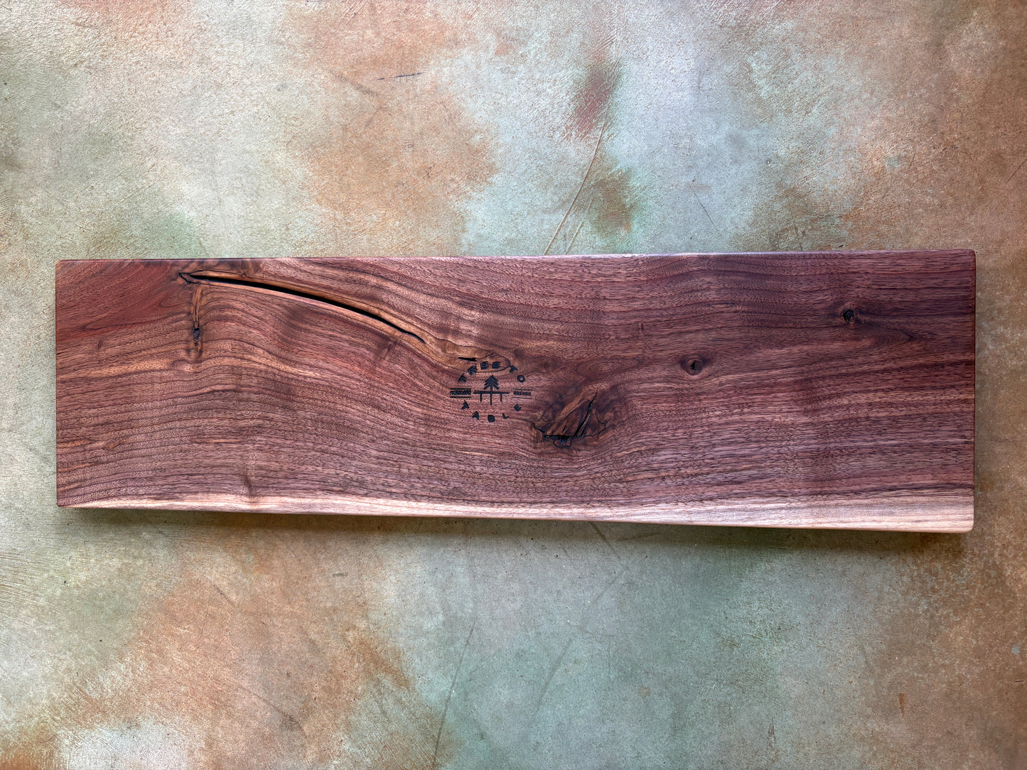 Black Walnut Bath Board