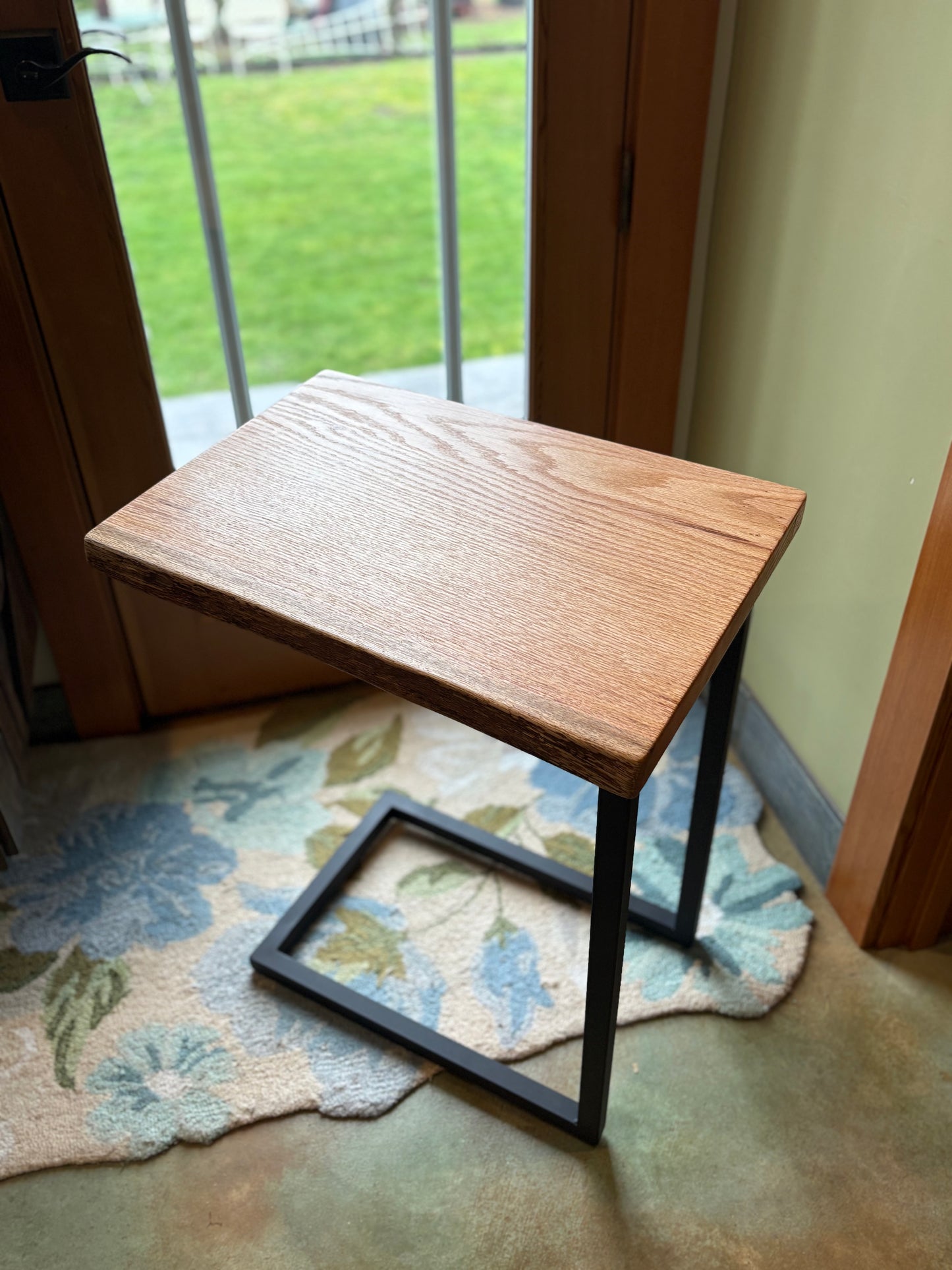 Live Edge Oak C-Table (Pair)