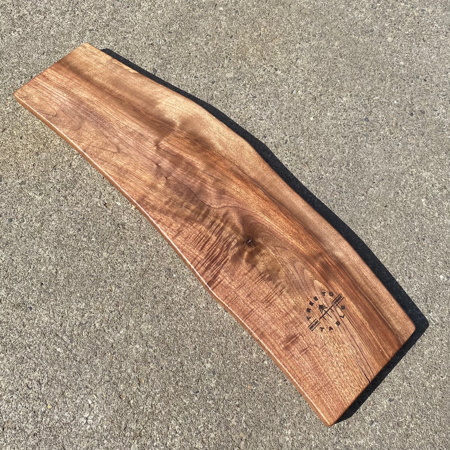 Black Walnut Bath Board