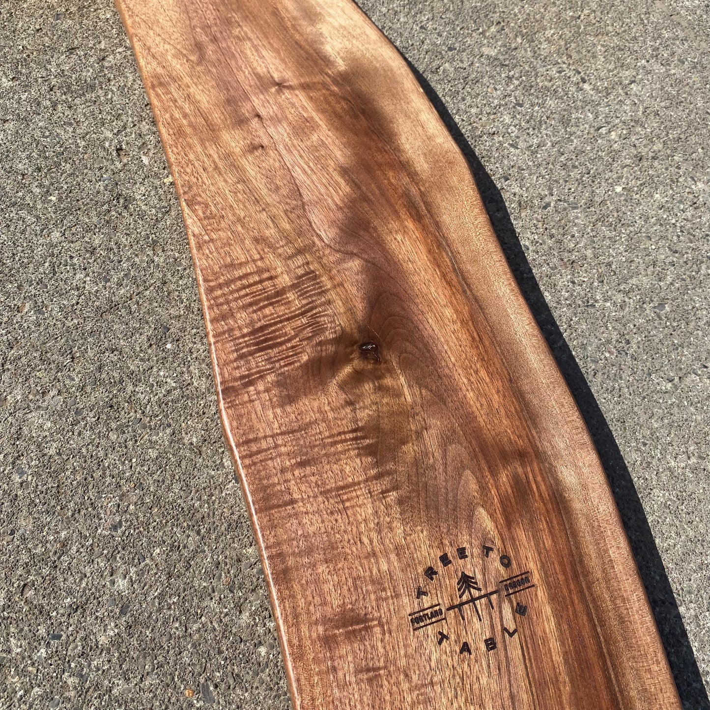 Black Walnut Bath Board