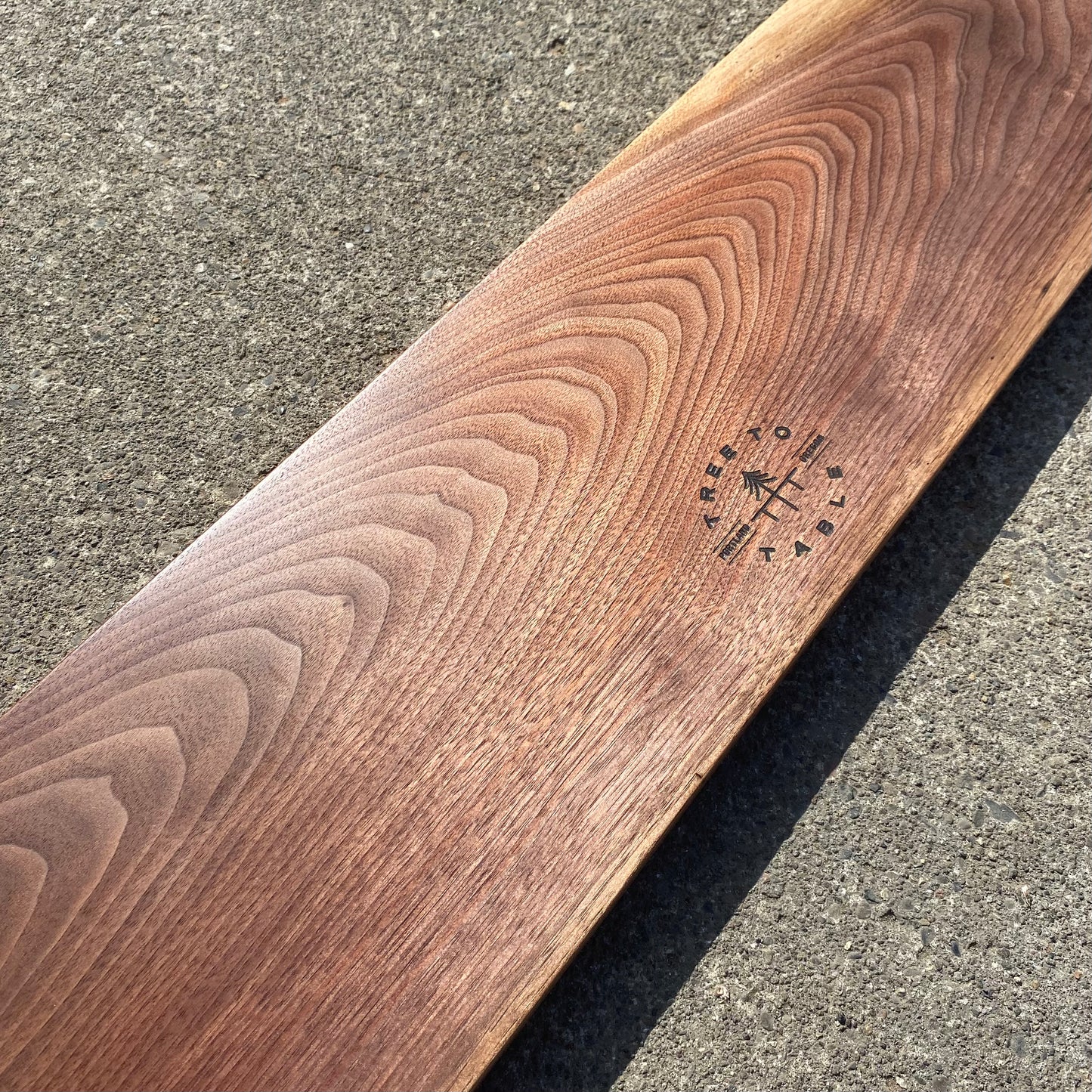 Black Walnut Bath Board