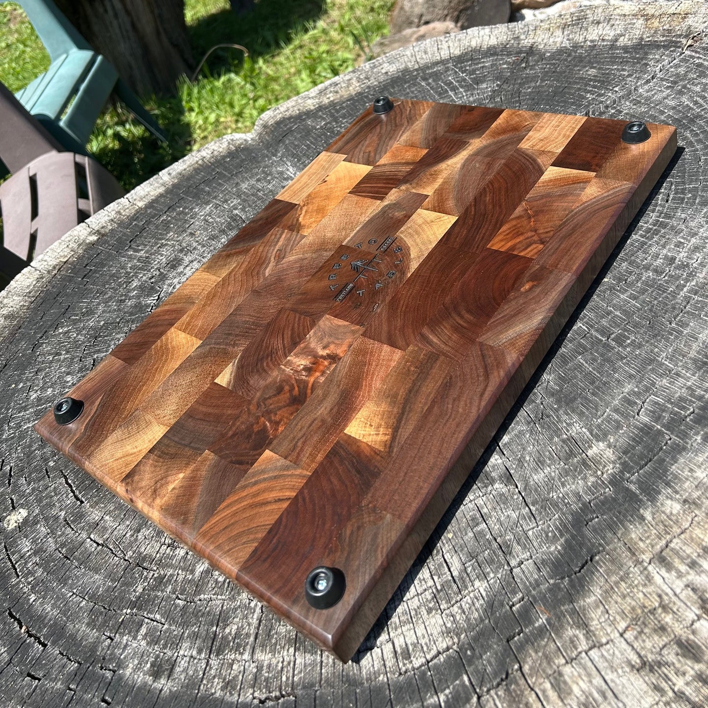 Black Walnut Side Grain Butcher Block