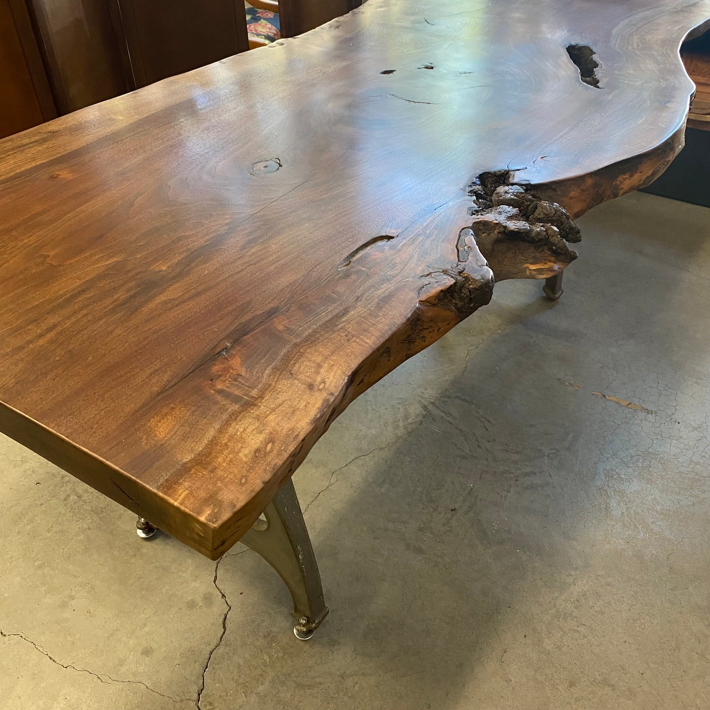Rustic Black Walnut Counter-Height Table