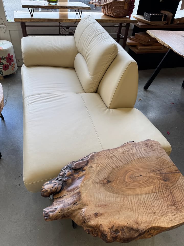 Leather Loveseat