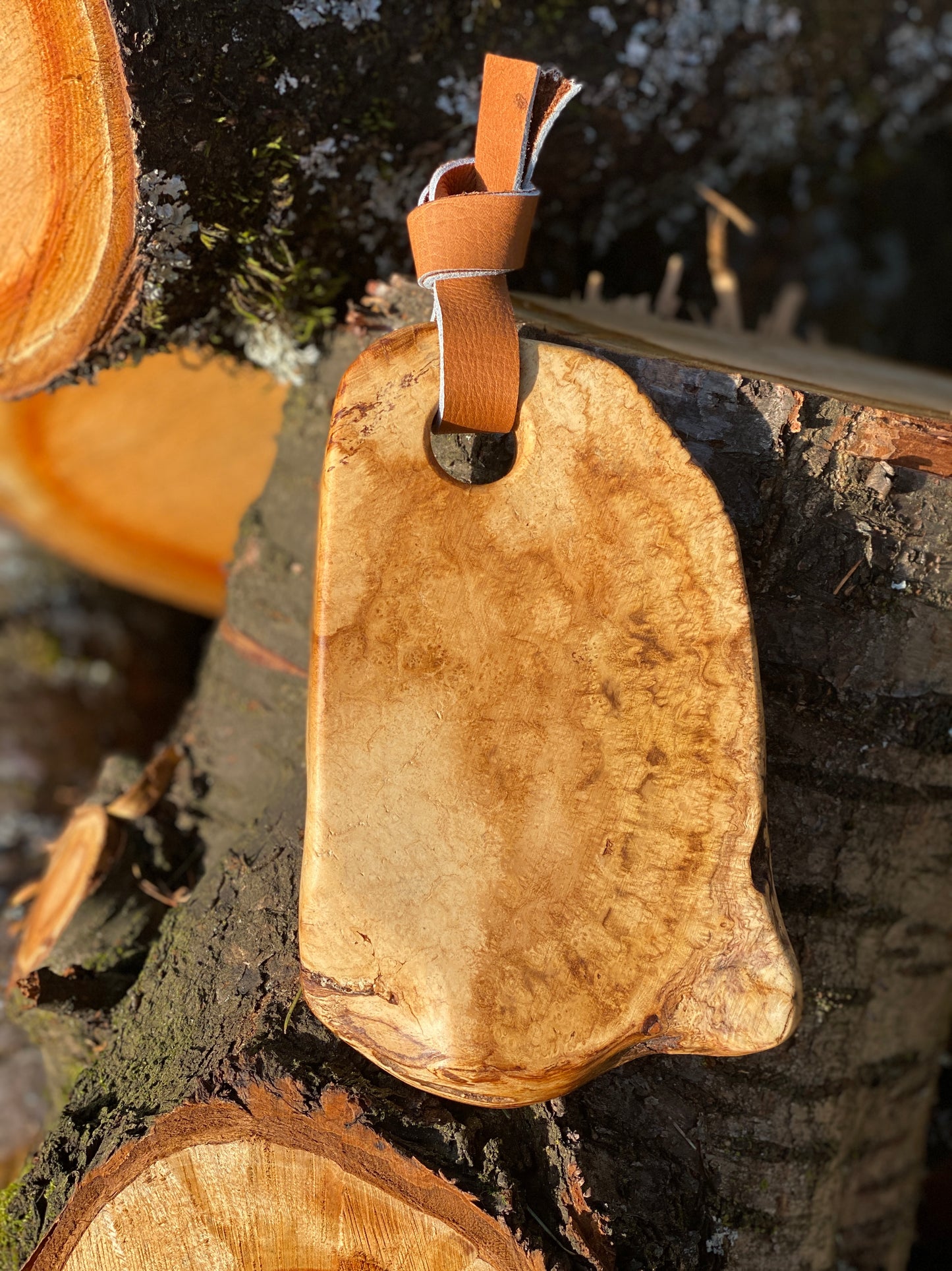 Burled Horse Chestnut Charcuterie Board