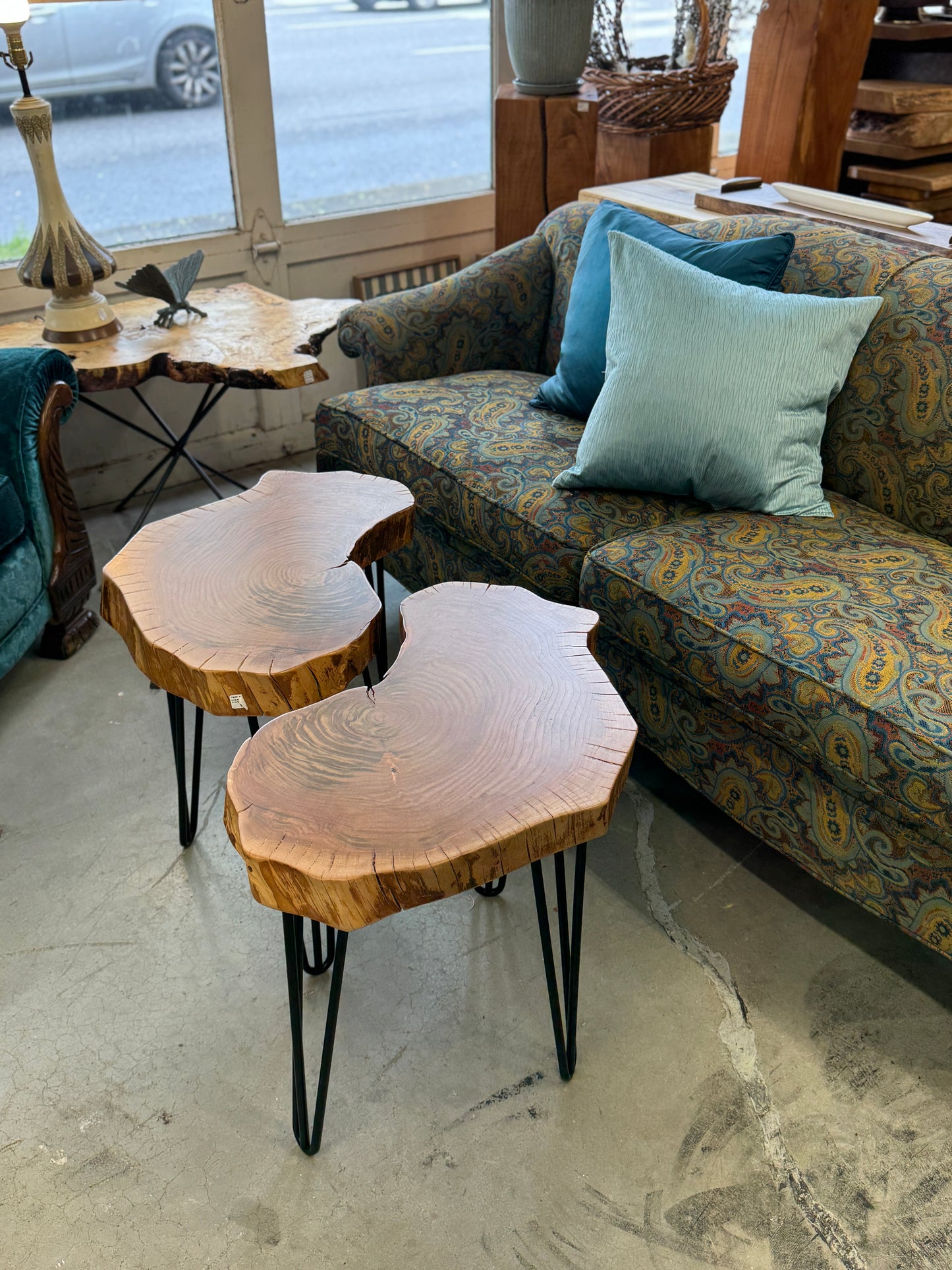 Live Edge Cherry Side Table