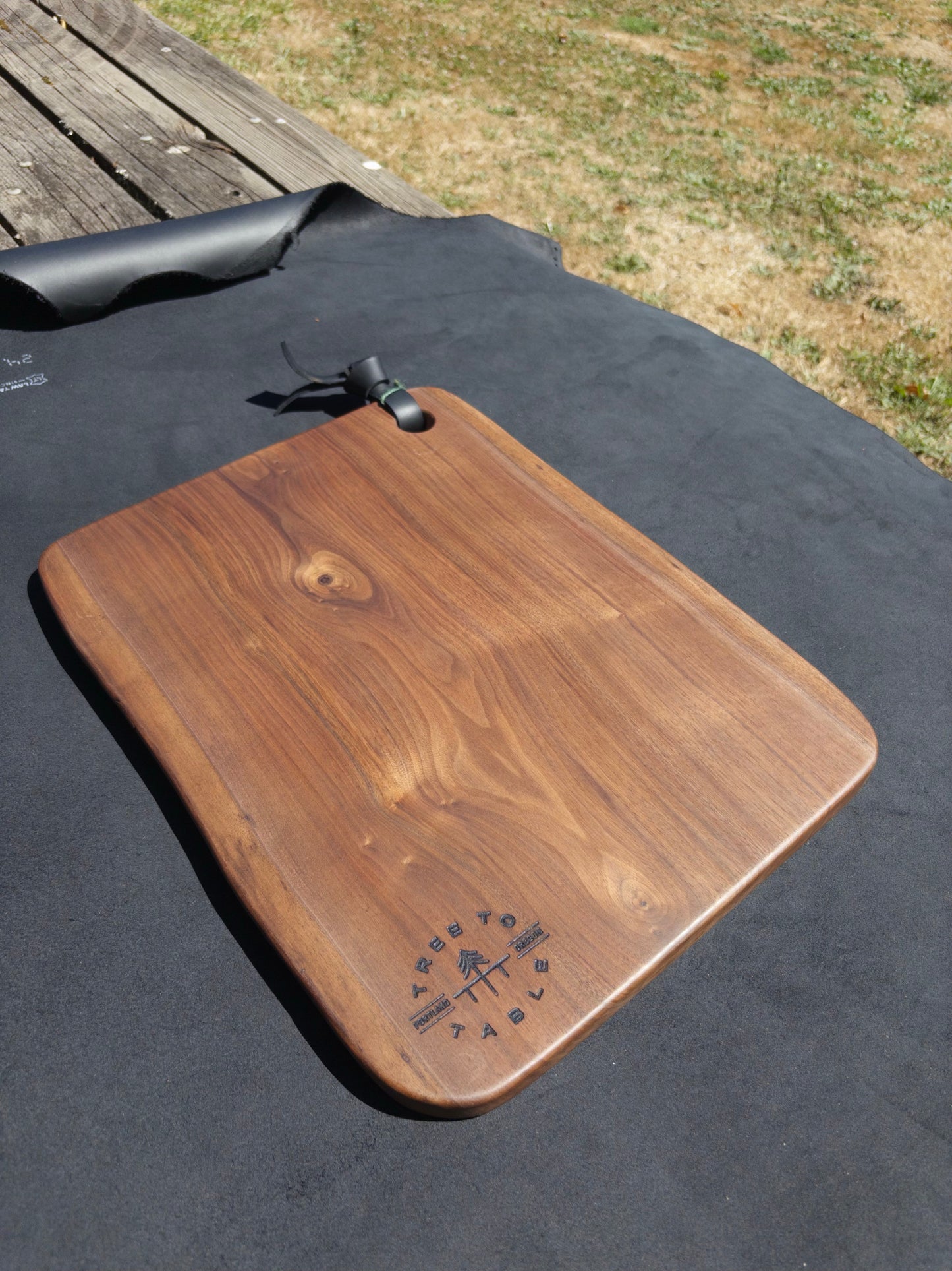 Large Black Walnut Charcuterie Board
