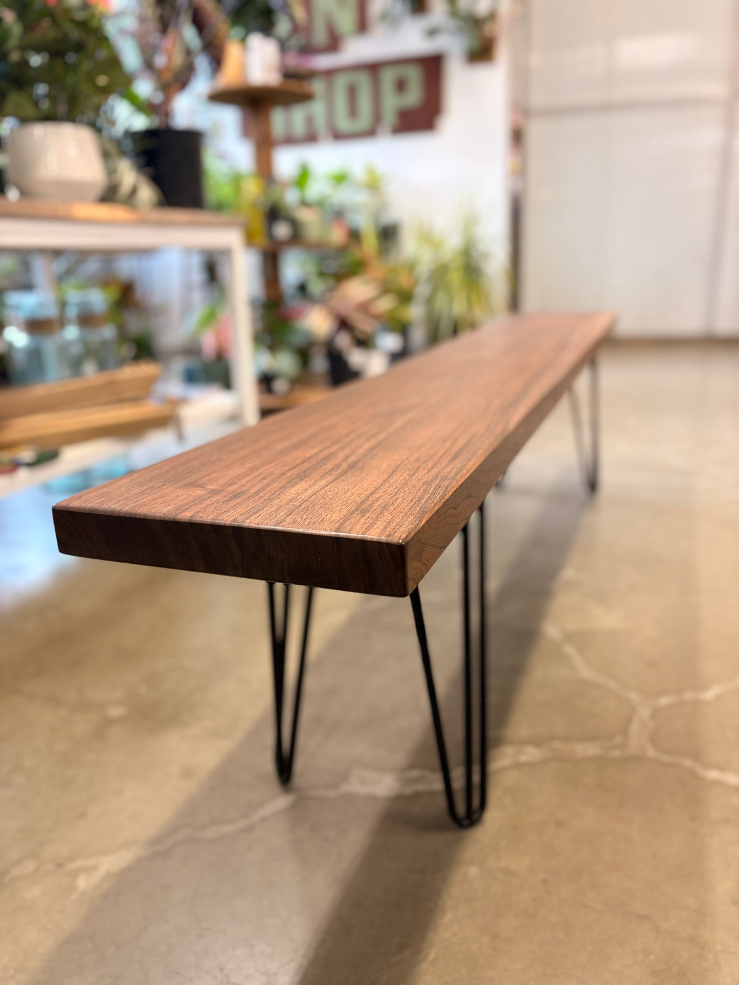 Black Walnut Bench