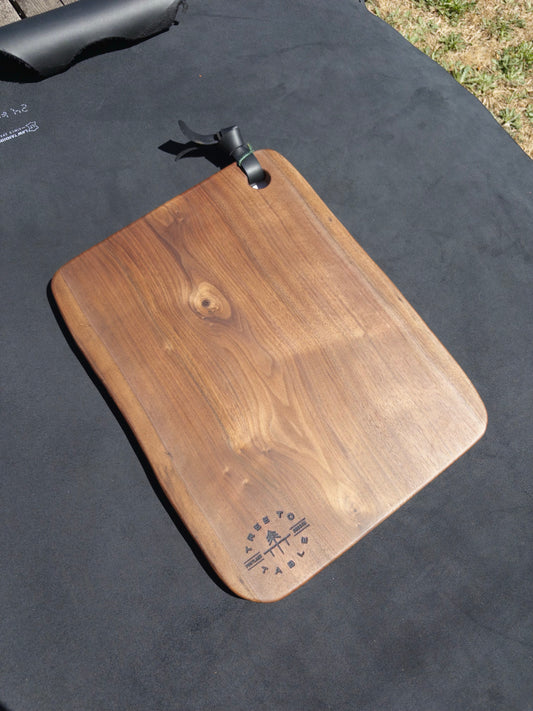 Large Black Walnut Charcuterie Board