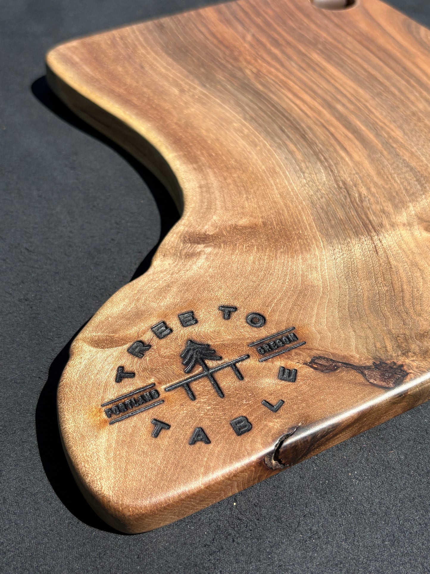 Medium Figured Walnut Charcuterie Board