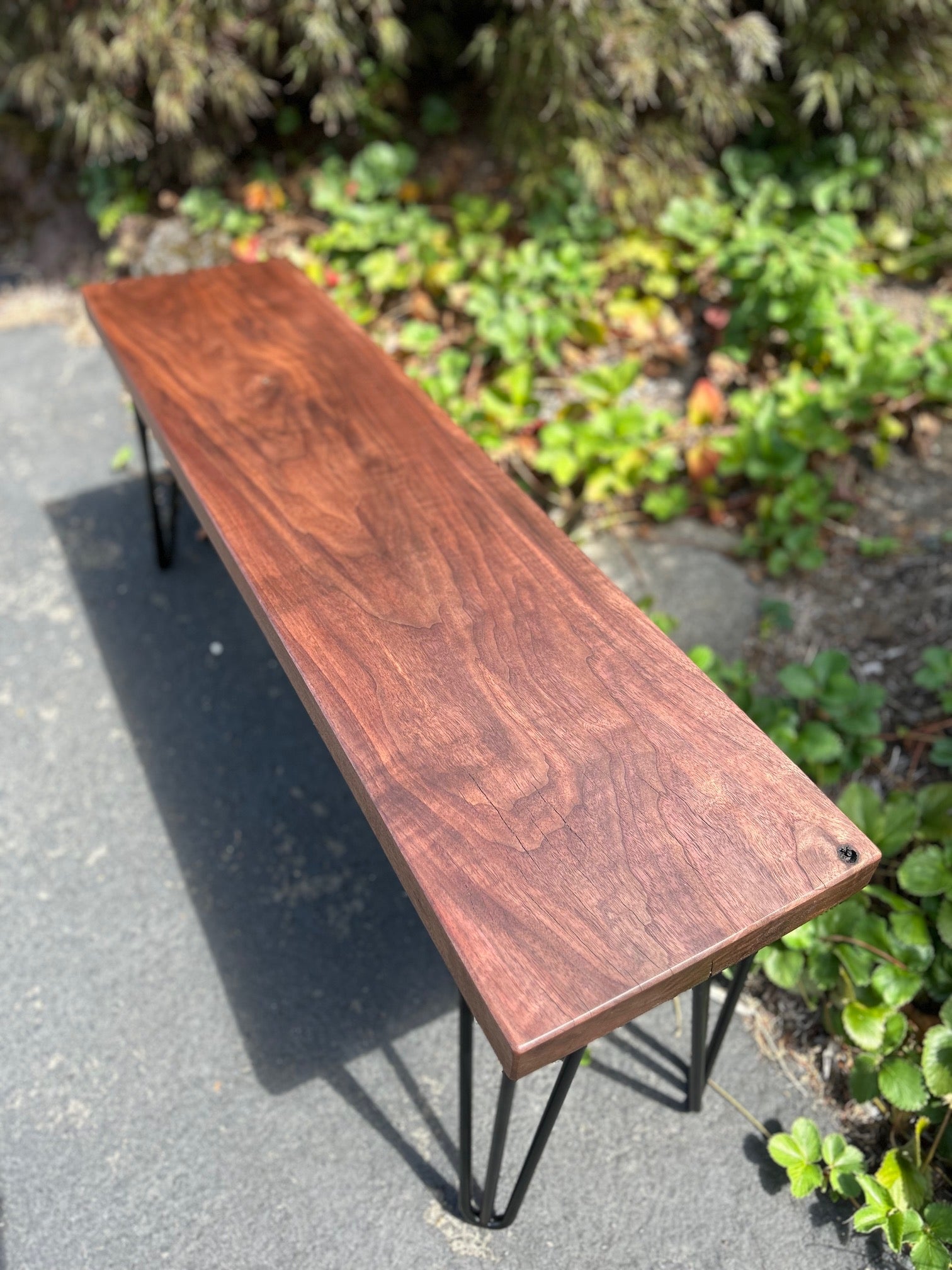 Black Walnut Bench – Tree to Table PDX