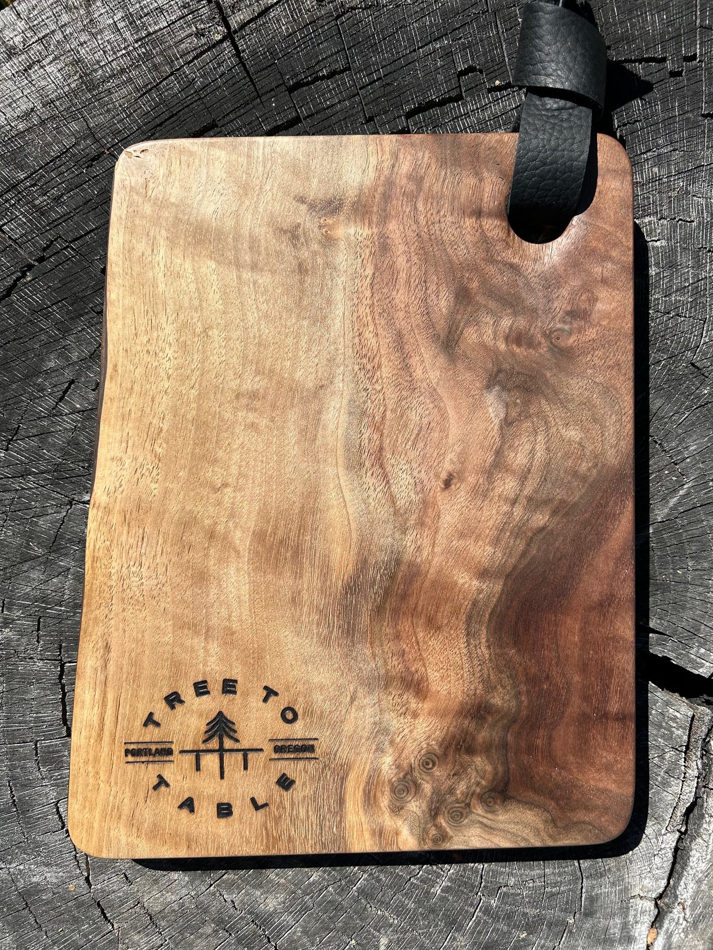 Live Edge Black Walnut Charcuterie Board