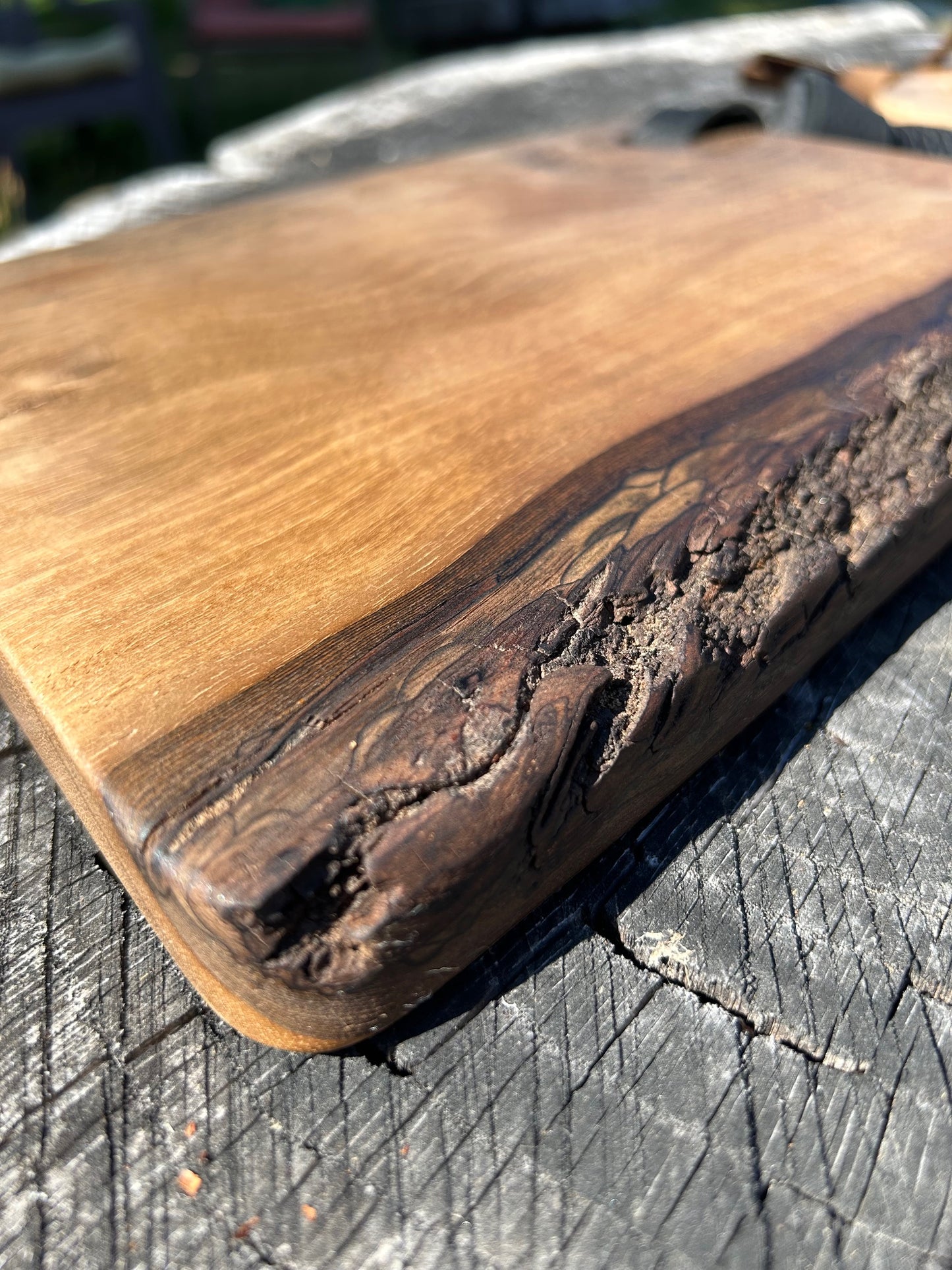 Live Edge Black Walnut Charcuterie Board