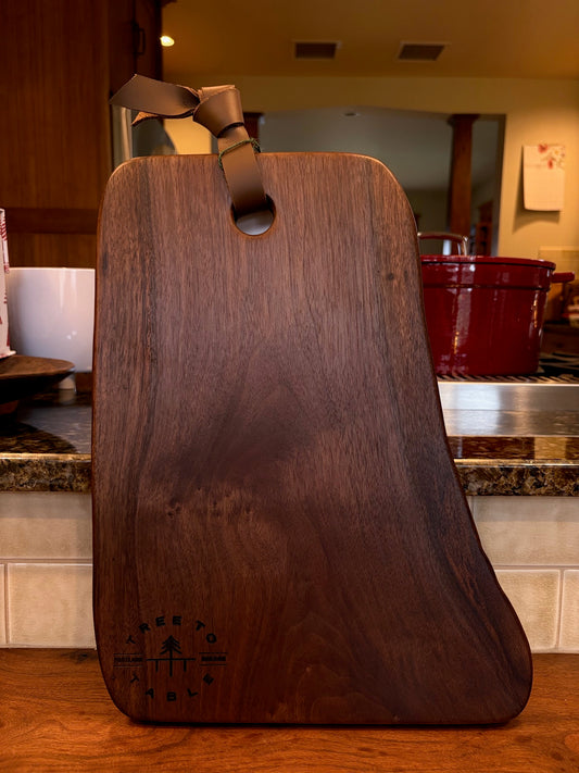 Large Black Walnut Charcuterie Board