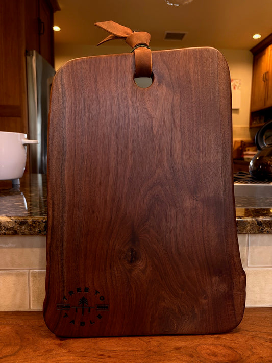 Large Black Walnut Charcuterie Board