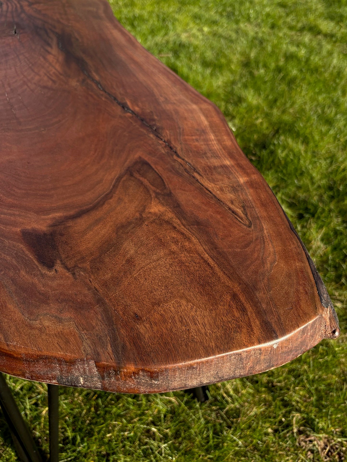 Rustic Live Edge Black Walnut Coffee Table