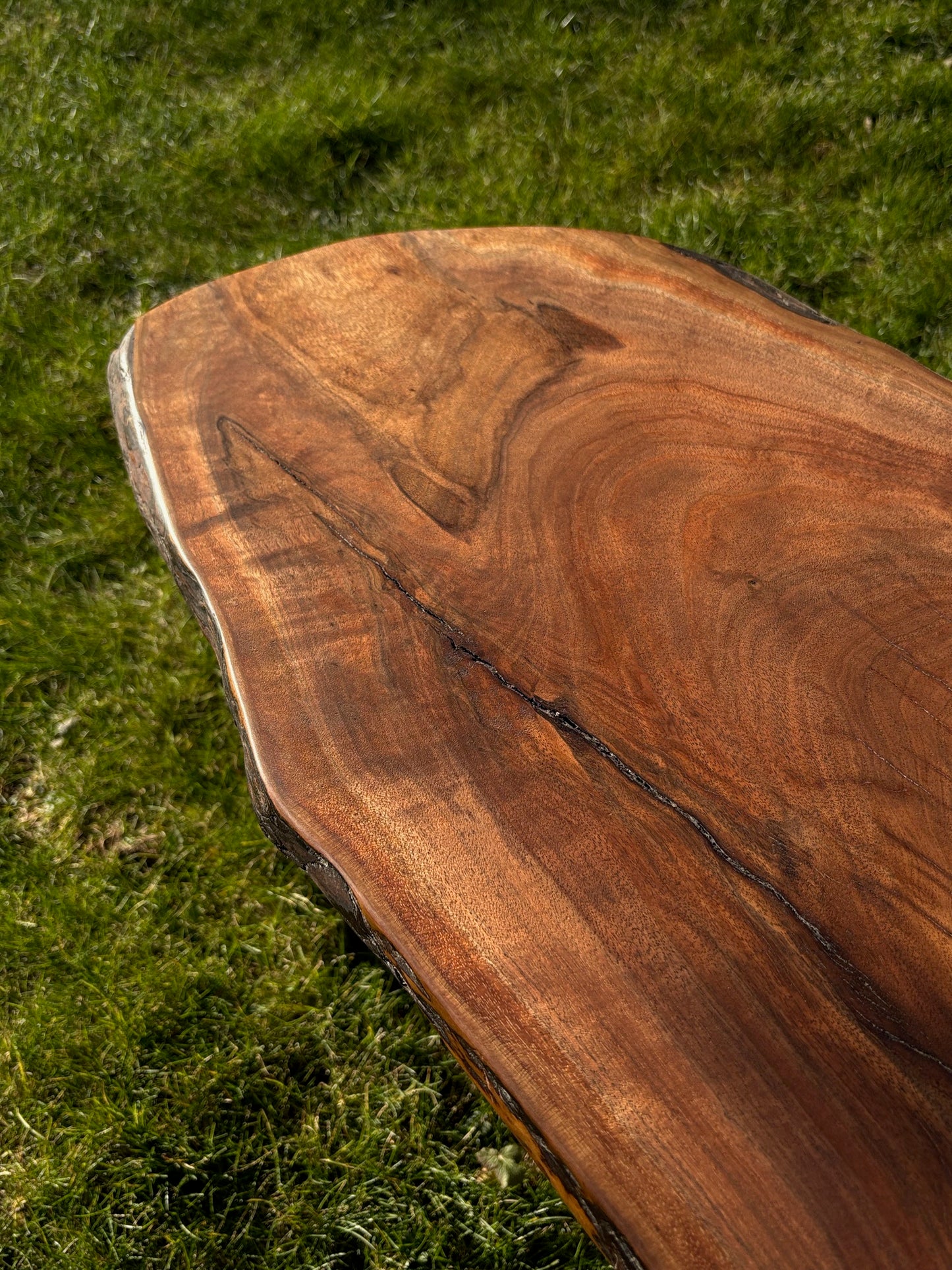 Rustic Live Edge Black Walnut Coffee Table