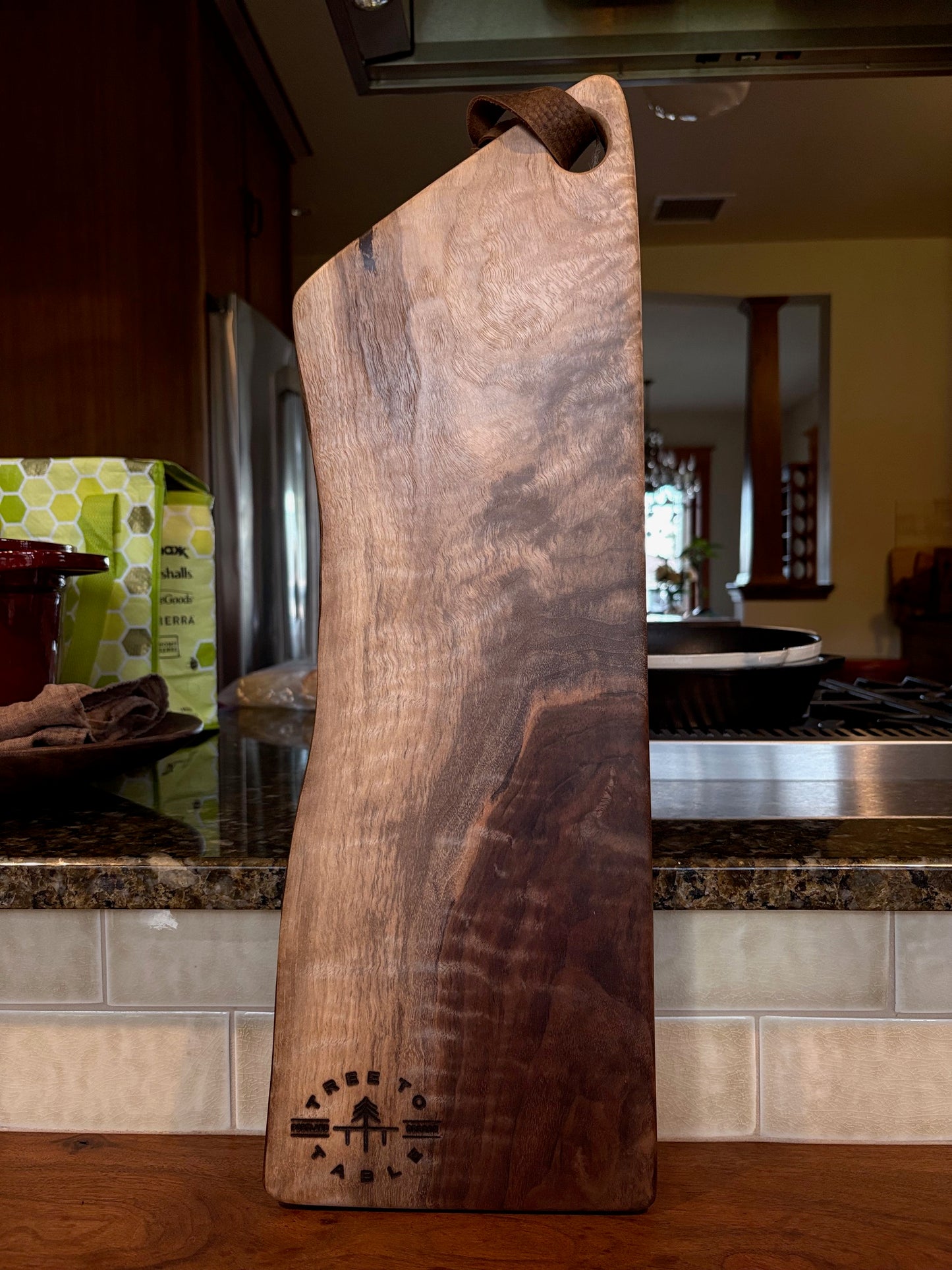 Large Black Walnut Charcuterie Board