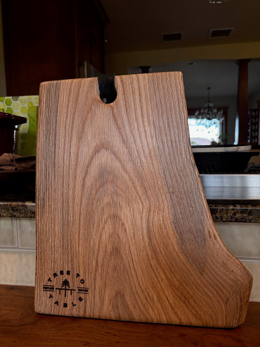Large Live Edge Oak Charcuterie Board