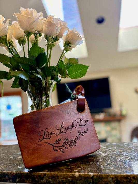 Live Laugh Love Madrone Art Board