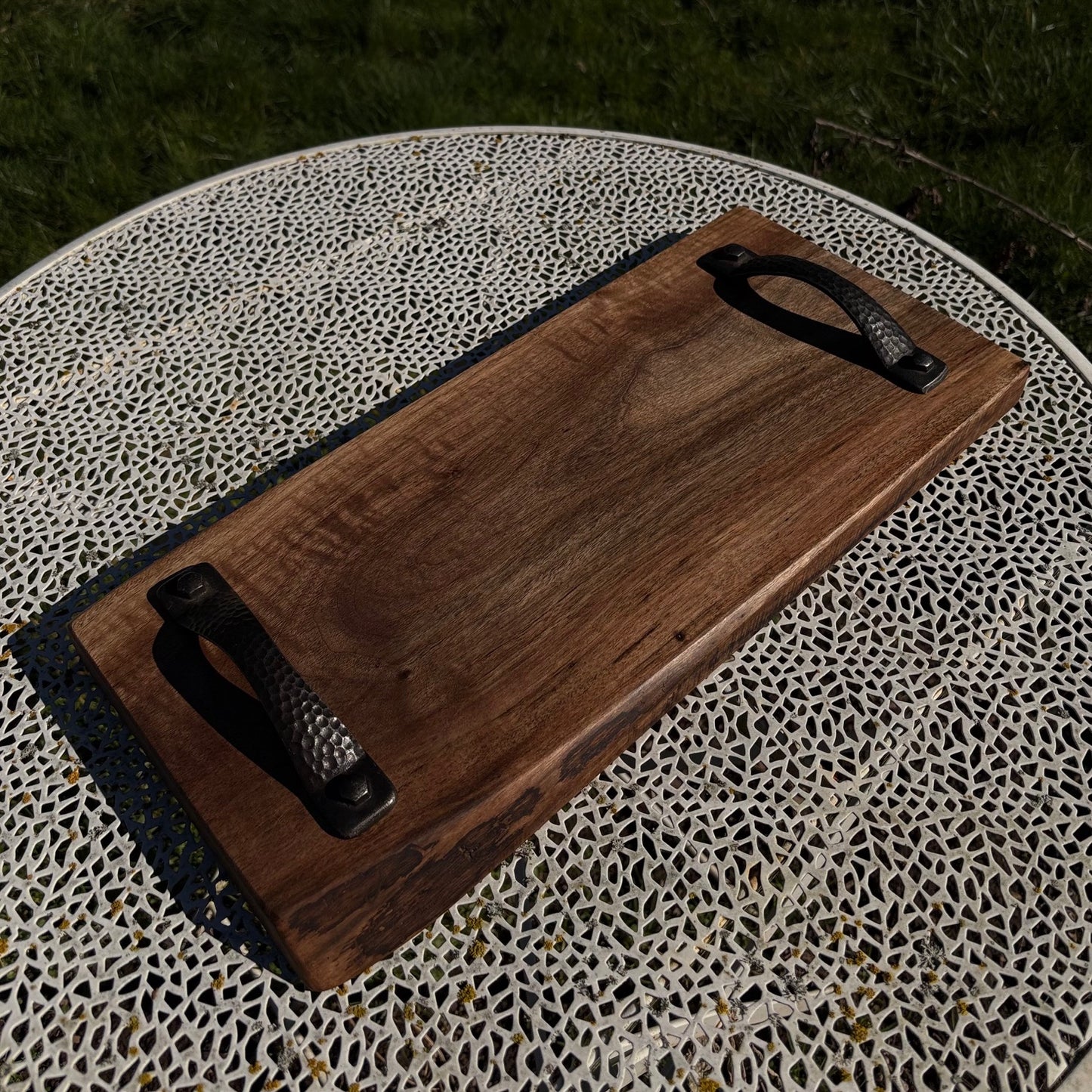 Rustic Black Walnut Serving Tray
