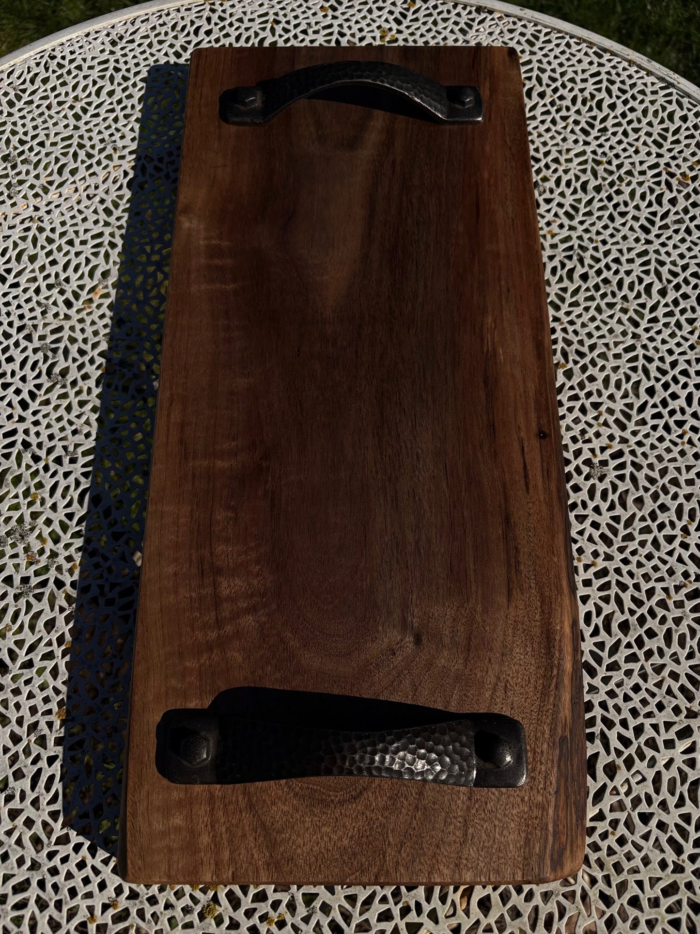 Rustic Black Walnut Serving Tray