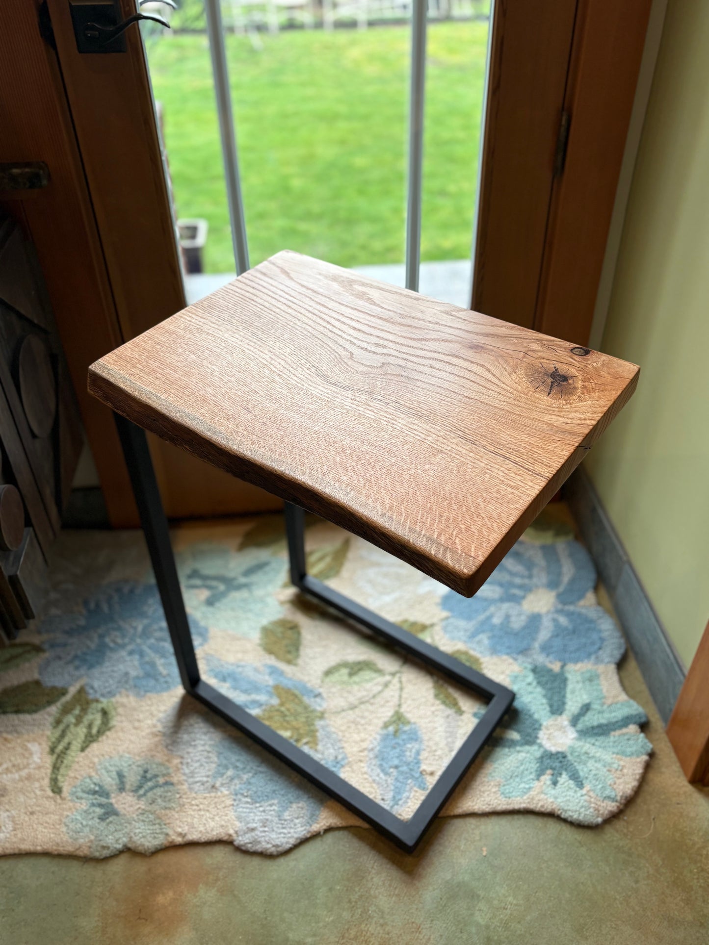 Live Edge Oak C-Table (Pair)