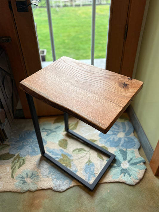 Live Edge Oak C-Table (Pair)