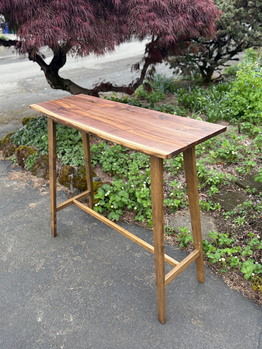 Live Edge Black Walnut Bar Top Table