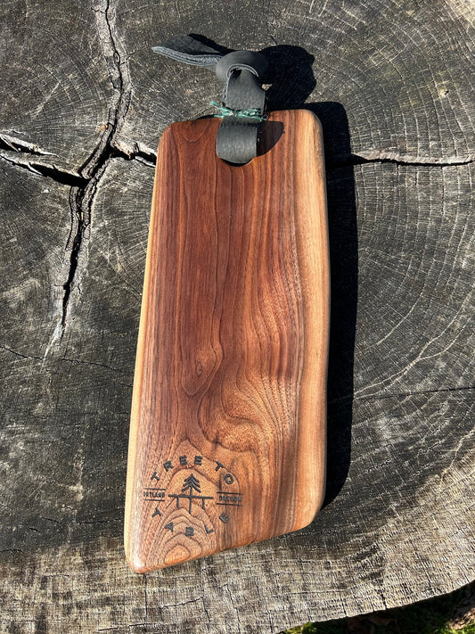 Medium Black Walnut Charcuterie Board