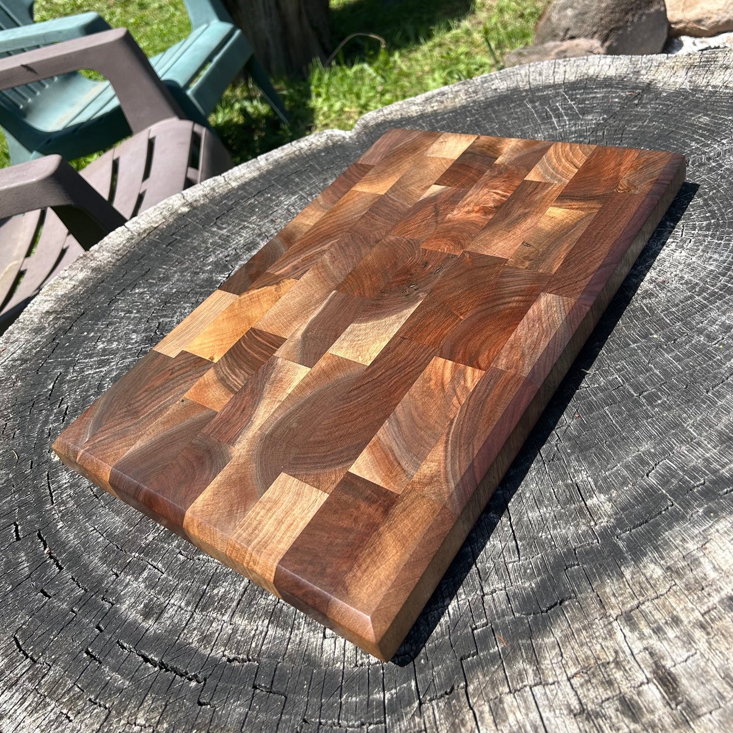 Black Walnut Side Grain Butcher Block