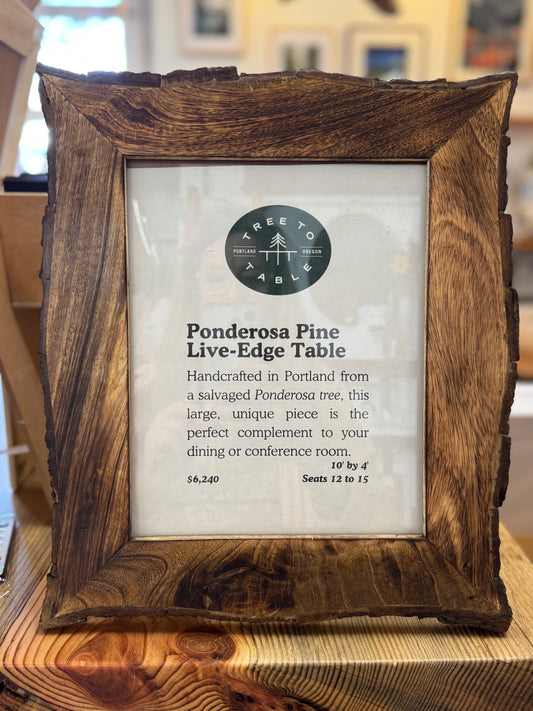 Live Edge Photo Frame